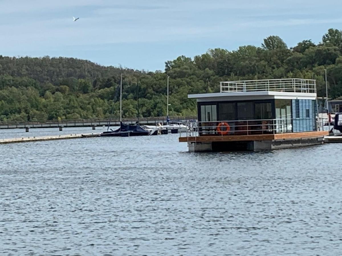 Hausboote Marina Braunsbedra Villa Exterior photo